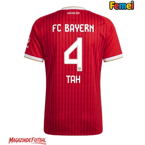 Bayern Munich Jonathan Tah #4 Tricou Fotbal Replică 2026-27 Femei Acasa Bayern Munich Jonathan Tah #4 Tricou Fotbal Replică 2026-27 Femei Acasa